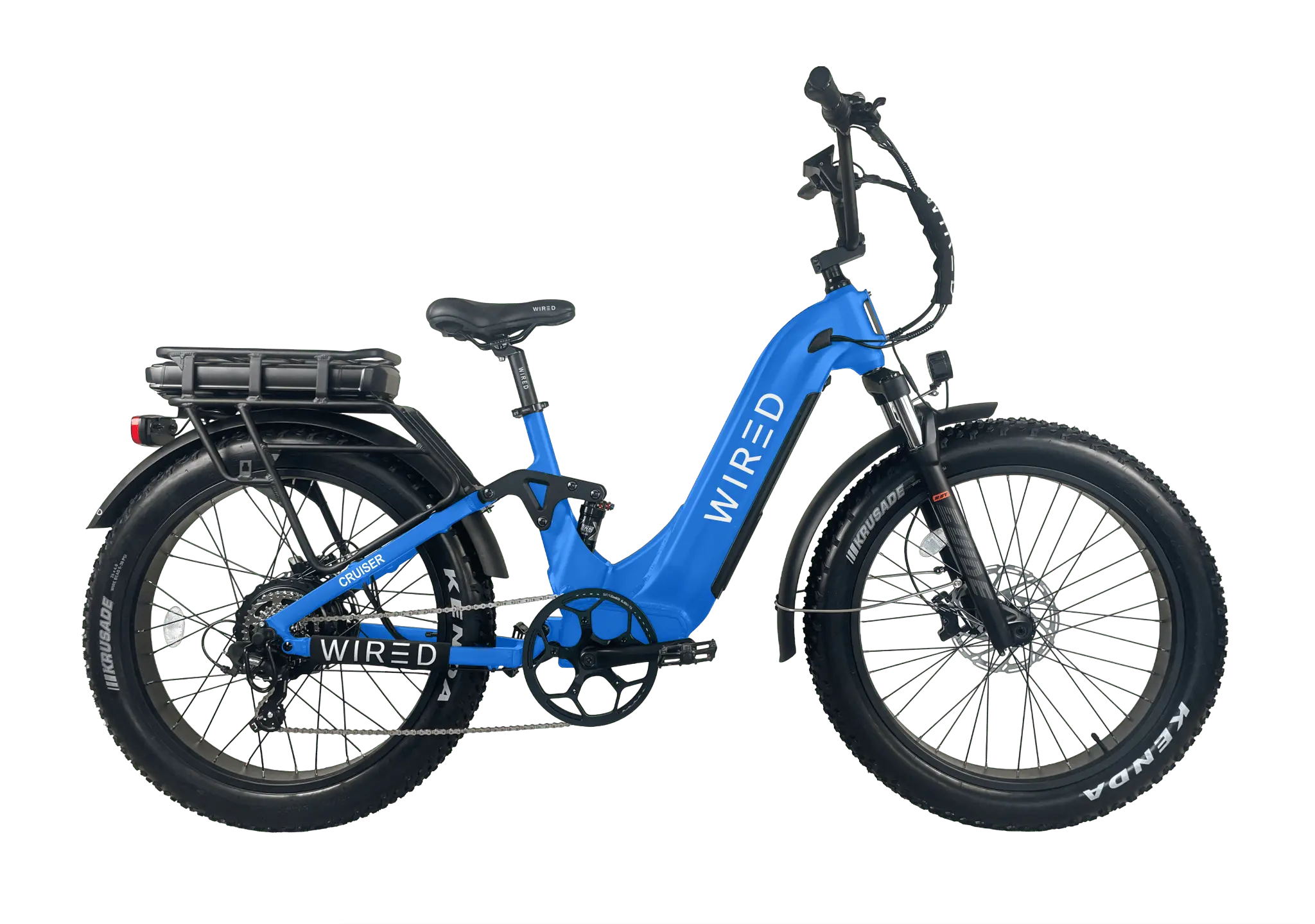 WIRED Cruiser 60V Step-Thru Electric Bike | 3000W Dual Suspension UL2849