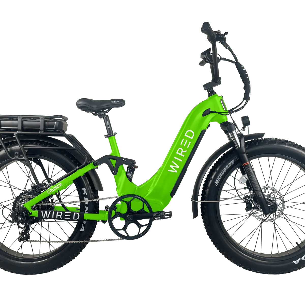 WIRED Cruiser 60V Step-Thru Electric Bike | 3000W Dual Suspension UL2849
