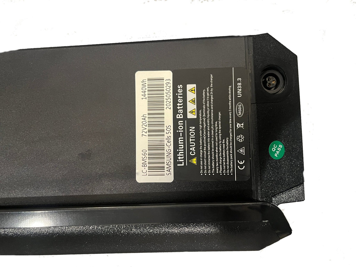 Battery for 72v Predator/Warrior and Scout (Front)