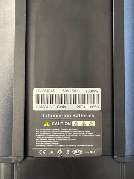 Battery for 2024+ Wired Freedom/Cruiser (REAR) Wired Ebikes